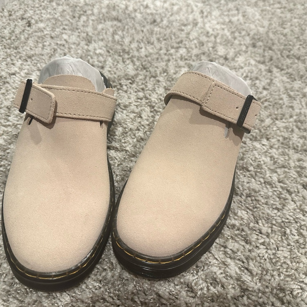 Dr. Martens Beige Mules